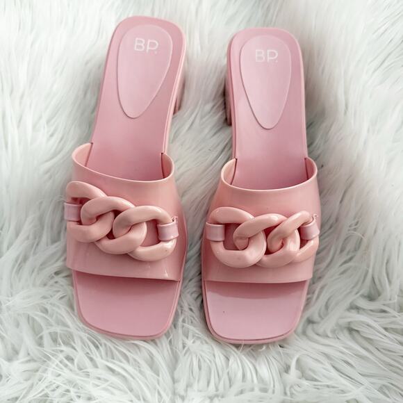 BP x NORDSTROM | Pink Lollie jelly Platform Sandals Barbie Y2K Lug Sole | 11 - Picture 2 of 10